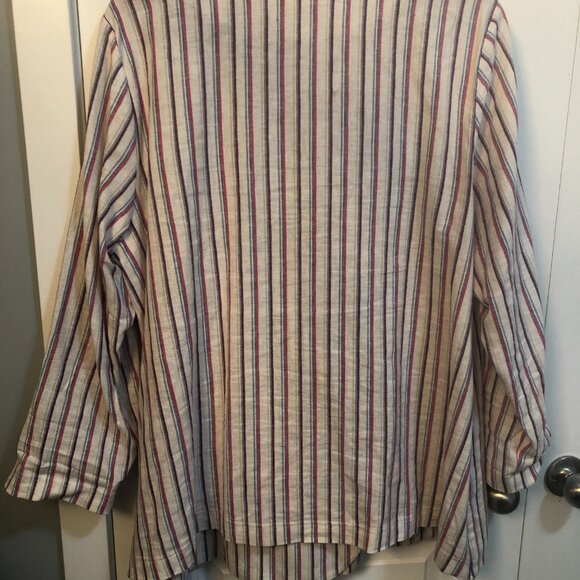 Anthropologie Dolan Left Coast Cream Anna Striped Linen Blazer - Picture 9 of 15